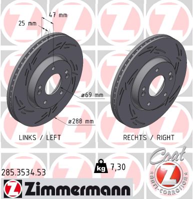 Discofreno - 285.3534.53 ZIMMERMANN