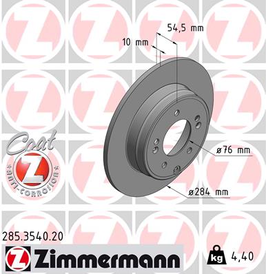 Discofreno - 285.3540.20 ZIMMERMANN