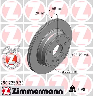 Discofreno - 290.2259.20 ZIMMERMANN