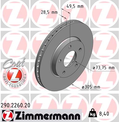 Discofreno - 290.2260.20 ZIMMERMANN