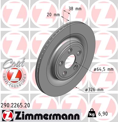 Discofreno - 290.2265.20 ZIMMERMANN
