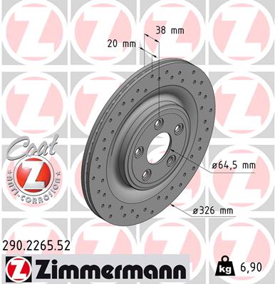 Discofreno - 290.2265.52 ZIMMERMANN