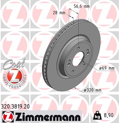 Discofreno - 320.3819.20 ZIMMERMANN
