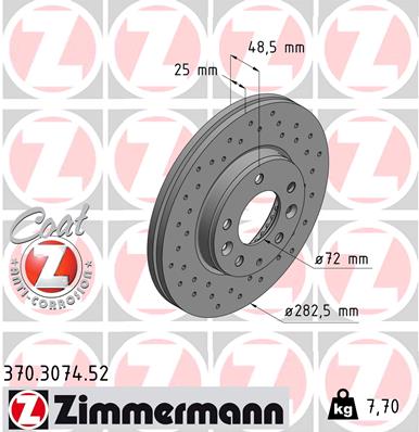 Discofreno - 370.3074.52 ZIMMERMANN
