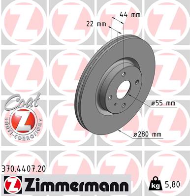 Discofreno - 370.4407.20 ZIMMERMANN