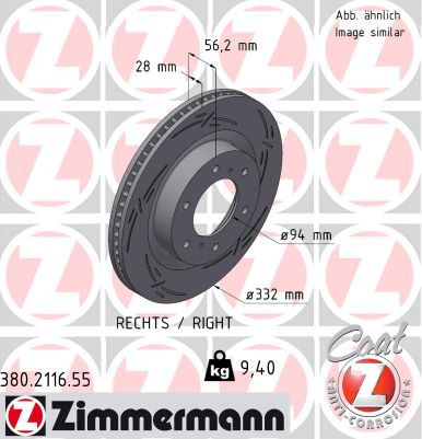 Discofreno - 380.2116.55 ZIMMERMANN