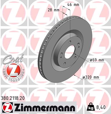 Discofreno - 380.2118.20 ZIMMERMANN