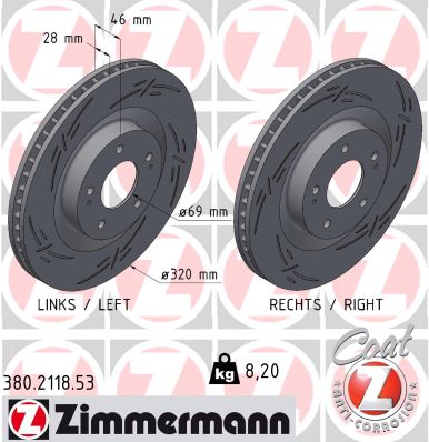 Discofreno - 380.2118.53 ZIMMERMANN