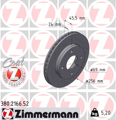 Discofreno - 380.2166.52 ZIMMERMANN
