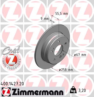 Discofreno - 400.1427.20 ZIMMERMANN
