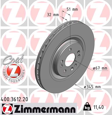 Discofreno - 400.3612.20 ZIMMERMANN