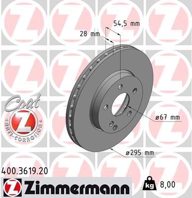 Discofreno - 400.3619.20 ZIMMERMANN