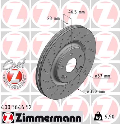 Discofreno - 400.3646.52 ZIMMERMANN