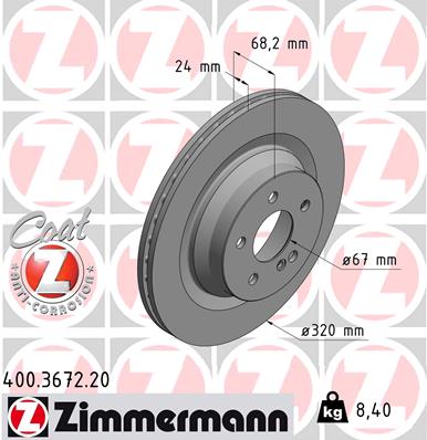 Discofreno - 400.3672.20 ZIMMERMANN