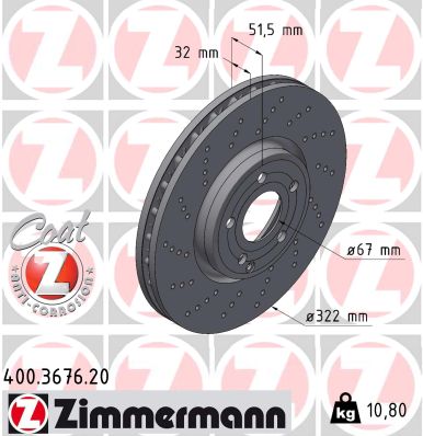 Discofreno - 400.3676.20 ZIMMERMANN