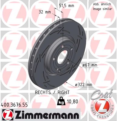 Discofreno - 400.3676.55 ZIMMERMANN