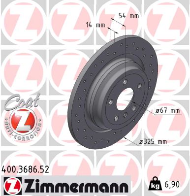 Discofreno - 400.3686.52 ZIMMERMANN
