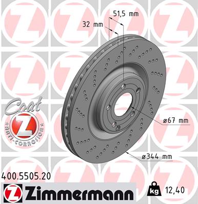 Discofreno - 400.5505.20 ZIMMERMANN
