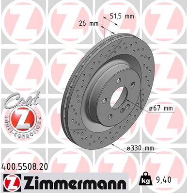 Discofreno - 400.5508.20 ZIMMERMANN