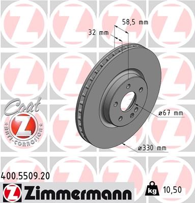 Discofreno - 400.5509.20 ZIMMERMANN