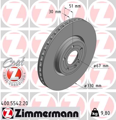 Discofreno - 400.5542.20 ZIMMERMANN