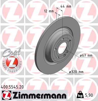Discofreno - 400.5545.20 ZIMMERMANN