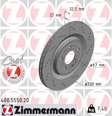 Discofreno - 400.5550.20 ZIMMERMANN