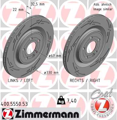 Discofreno - 400.5550.53 ZIMMERMANN