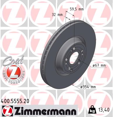Discofreno - 400.5555.20 ZIMMERMANN