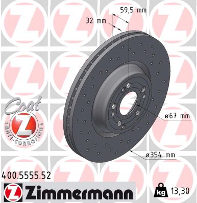 Discofreno - 400.5555.52 ZIMMERMANN