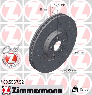 Discofreno - 400.5557.52 ZIMMERMANN