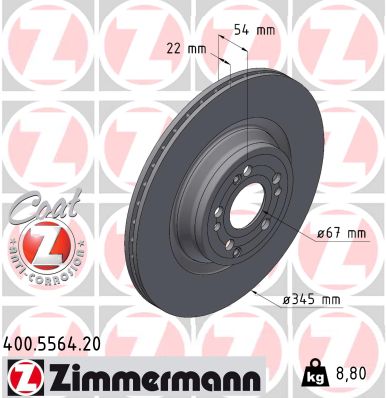 Discofreno - 400.5564.20 ZIMMERMANN