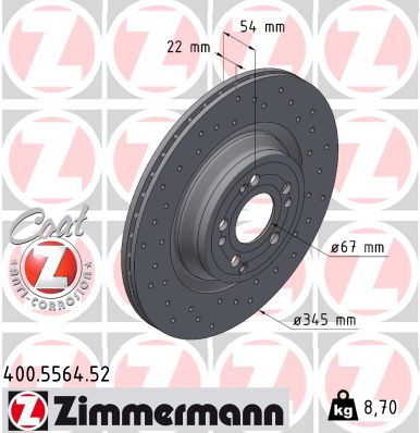 Discofreno - 400.5564.52 ZIMMERMANN