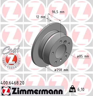 Discofreno - 400.6468.20 ZIMMERMANN