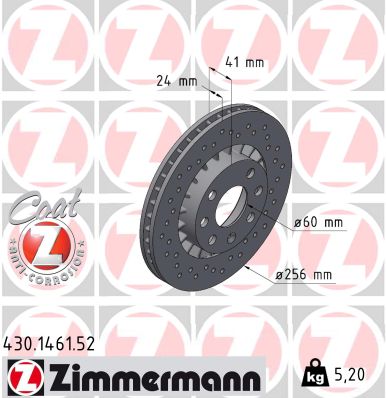 Discofreno - 430.1461.52 ZIMMERMANN