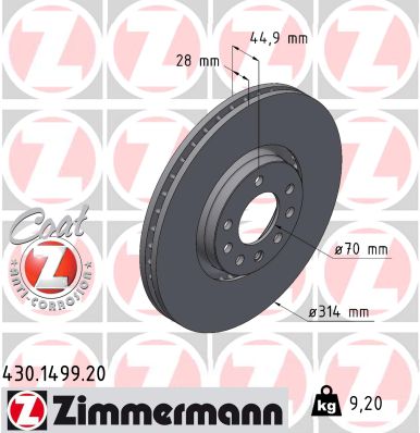 Discofreno - 430.1499.20 ZIMMERMANN