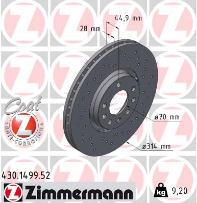 Discofreno - 430.1499.52 ZIMMERMANN