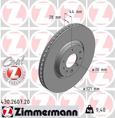 Discofreno - 430.2607.20 ZIMMERMANN