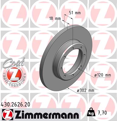 Discofreno - 430.2626.20 ZIMMERMANN