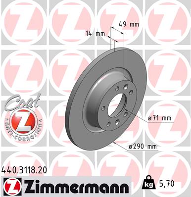 Discofreno - 440.3118.20 ZIMMERMANN