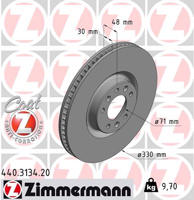 Discofreno - 440.3134.20 ZIMMERMANN