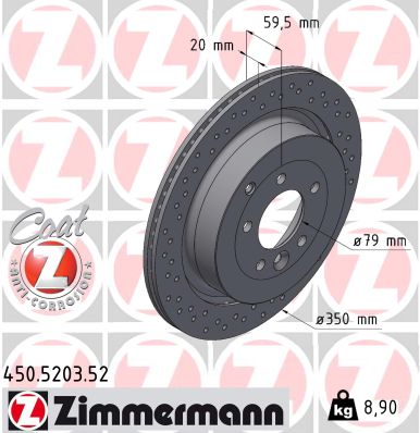Discofreno - 450.5203.52 ZIMMERMANN