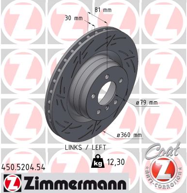 Discofreno - 450.5204.54 ZIMMERMANN