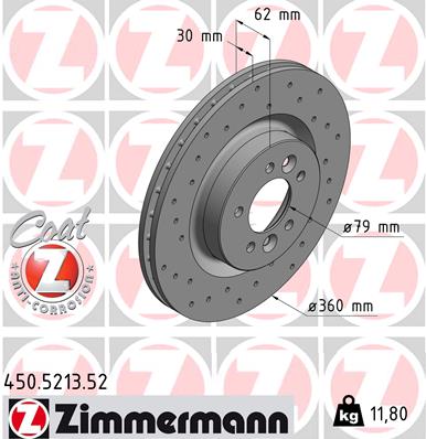 Discofreno - 450.5213.52 ZIMMERMANN