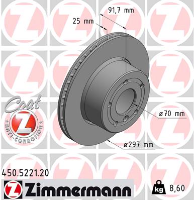 Discofreno - 450.5221.20 ZIMMERMANN