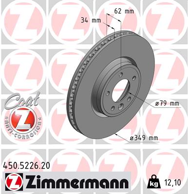 Discofreno - 450.5226.20 ZIMMERMANN