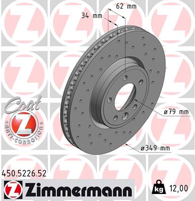 Discofreno - 450.5226.52 ZIMMERMANN