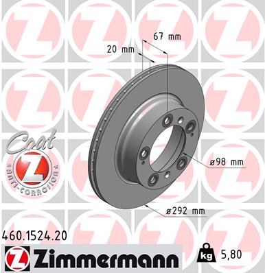 Discofreno - 460.1524.20 ZIMMERMANN