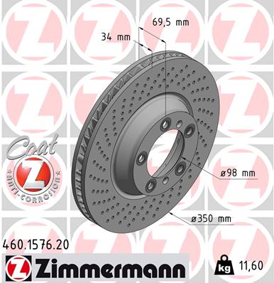 Discofreno - 460.1576.20 ZIMMERMANN