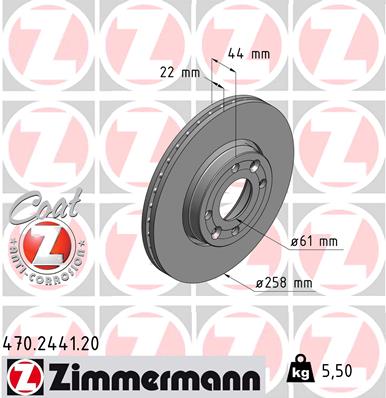 Discofreno - 470.2441.20 ZIMMERMANN